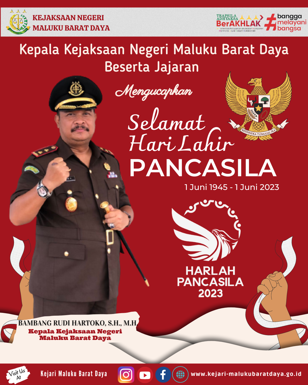 SELAMAT MEMPERINGATI HARI LAHIR PANCASILA TAHUN 2023 | Www.kejari ...